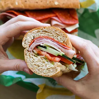 Fresh, delicious Subway food made to order