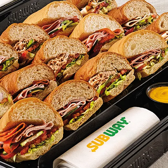 Subway catering platters